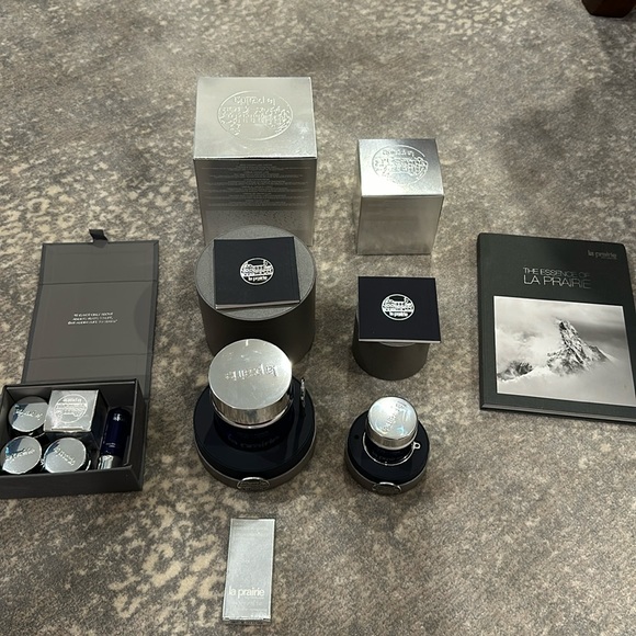 La Prairie Other - LA PRAIRIE BUNDLE ALL EMPTY EXCEPT TUBE OF SKIN CAVIAR ESSENCE LOTION